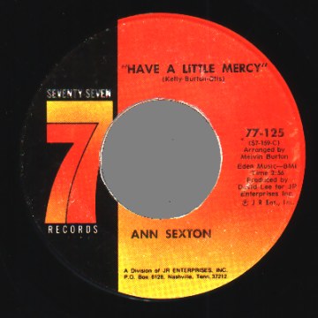 Ann Sexton 7"