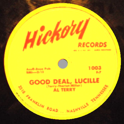 al terry good deal lucille / say a prayer for me