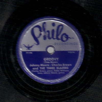 JOHNNY MOORE'S THREE BLAZERS W/ CHARLES BROWN - Drifting Blues / Groovy - 78T