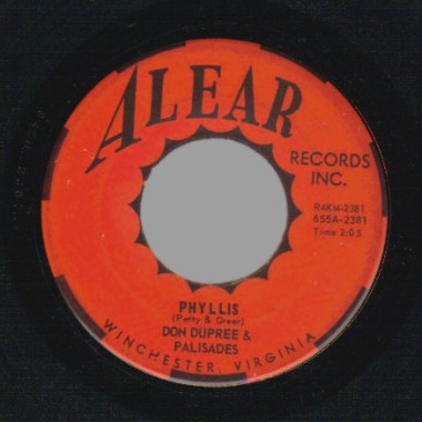 DON DUPREE & PALISADES - Phyllis / Power of Love - 45T (SP 2 titres)