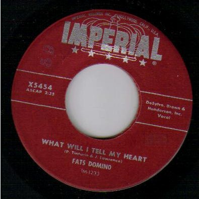 FATS DOMINO - What Wll I Tell My Heart / When I See You - 7inch (SP)