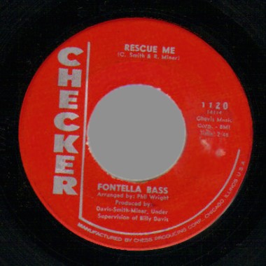 FONTELLA BASS - Rescue Me / Soul Of The Man - 45T (SP 2 titres)