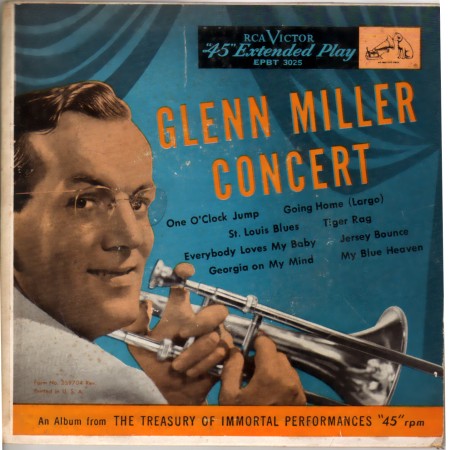 GLENN MILLER - Glenn Miller Concert - 45T (EP 4 titres)