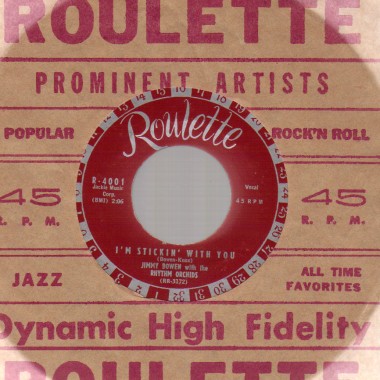 JIMMY BOWEN & THE RHYTHM ORCHIDS - Ever Lovin' Fingers / I'm Stickin' With You - 45T (SP 2 titres)