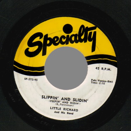 LITTLE RICHARD - Slippin' And Slidin' / Long Tall Sally - 45T (SP 2 titres)