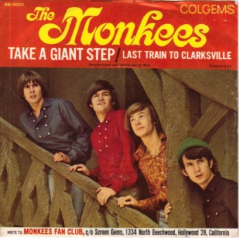 Monkees Last+Train+To+Clarksville+/+Take+A+Giant+Step 45RPM