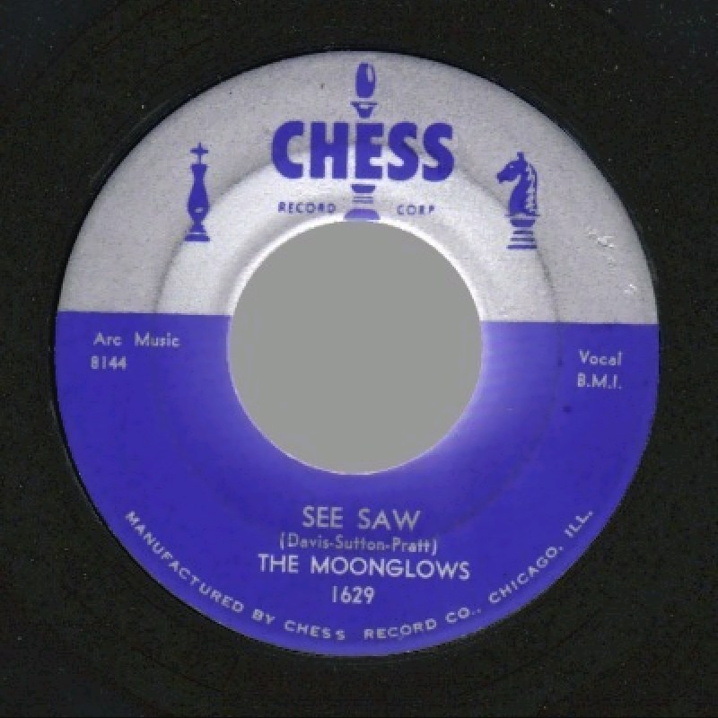 THE MOONGLOWS - See Saw / When I'm With You - 45T (SP 2 titres)