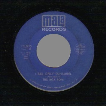 THE BOX TOPS - Sweet Cream Ladies Forward March / I See Only Sunshine - 45T (SP 2 titres)