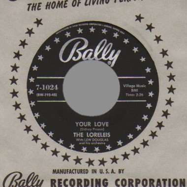 THE LORELEIS - Jimmy Jimmy Jimmy / Your Love - 45T (SP 2 titres)