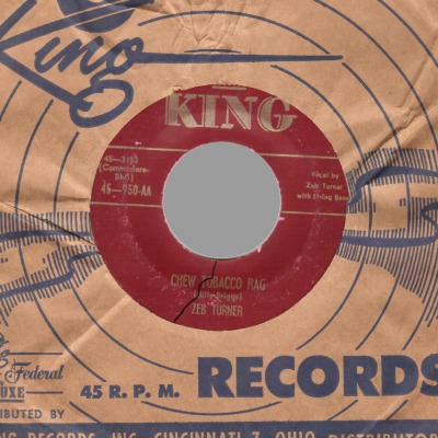 Turner,Zeb Chew+Tobacco+Rag+/+No+More+Nothing 45RPM