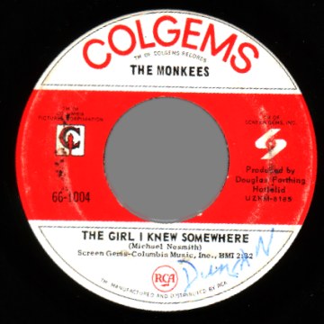 Monkees - A Little Bit Me A Little Bit You / Girl I Knew Somewhere