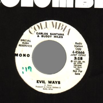 Carlos Santana & Buddy Miles 7"