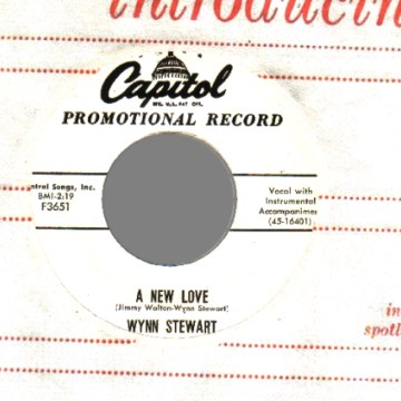 WYNN STEWART - Hold Back Tomorrow / A New Love - 45T (SP 2 titres)