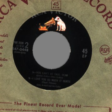 Eddy Arnold - You Can't Be True Dear + 4
