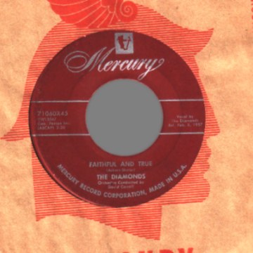 THE DIAMONDS - Little Darlin' / Faithful And True - 45T (SP 2 titres)