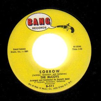 THE MCCOYS - Fever / Sorrow - 45T (SP 2 titres)