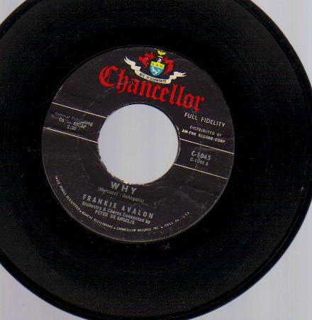 FRANKIE AVALON - Why / Swingin' On A Rainbow - 7inch (SP)