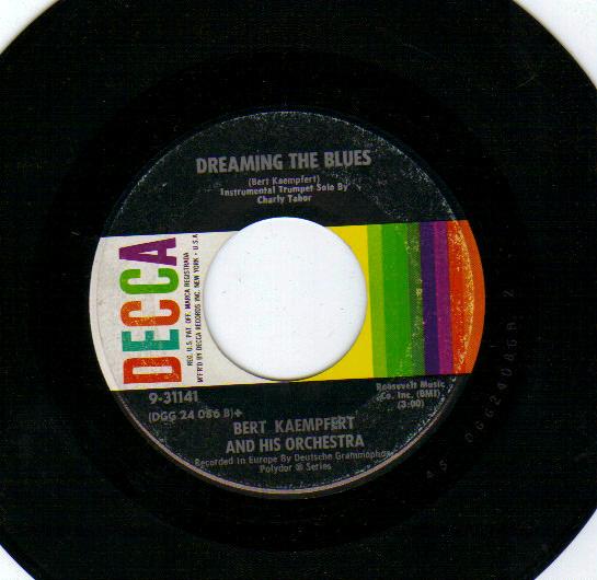 BERT KAEMPFERT ORCHESTRA - Wonderland By Night / Dreaming The Blues - 7inch (SP)