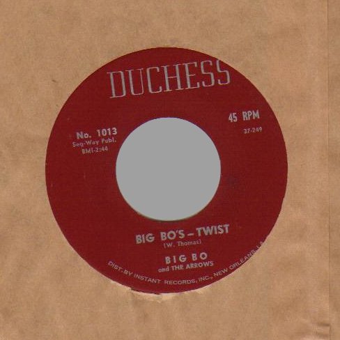 BIG BO - Hully Gully Now / Big Bo's Twist - 7inch (SP)