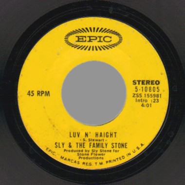 Sly And The Family Stone Family+Affair+/+Luv+N'+Haight 45RPM