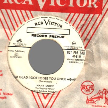 Hank Snow 7"