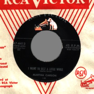 Martha Carson 7"