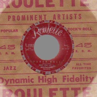 BUDDY KNOX - My Baby's Gone / Party Doll - 45T (SP 2 titres)