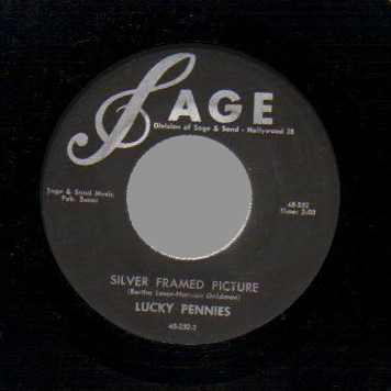 LUCKY PENNIES - Lovable one / Silver framed picture - 45T (SP 2 titres)