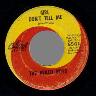 Beach Boys Barbara+Ann+/+Girl+Don'T+Tell+Me 45RPM