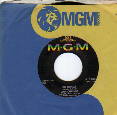 LOU CHRISTIE - Painter / Du ronda - 45T (SP 2 titres)