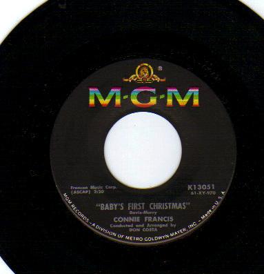 CONNIE FRANCIS - When the boy in your arms / Baby's first christmas - 7inch (SP)
