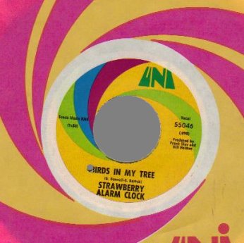 STRAWBERRY ALARM CLOCK - Tomorrow / Birds in my tree - 45T (SP 2 titres)
