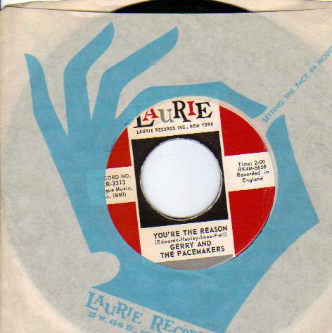 GERRY AND THE PACEMAKERS - Give all your love to me / You're the reason - 45T (SP 2 titres)