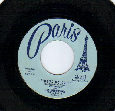 JOE BENNETT AND THE SPARKLETONES - What The Heck / Boys Do Cry - 45T (SP 2 titres)