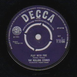 THE ROLLING STONES - The Last Time / Play With Fire - 7inch (SP)