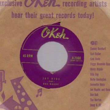 DOC BAGBY - Joy Ride / The House Rocker - 45T (SP 2 titres)