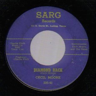 CECIL MOORE - Diamond Back / Rise And Shine - 45T (SP 2 titres)