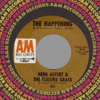 HERB ALPERT - The Happening / Town Without Pity - 7inch (SP)