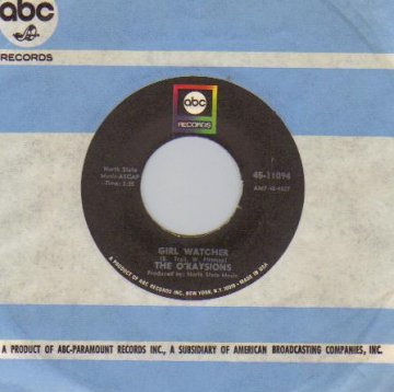 THE O'KAYSIONS - Girl Watcher / Deal Me In - 7inch (SP)