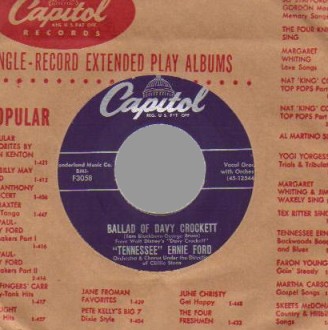 The Ballad Of Davy Crockett  listings