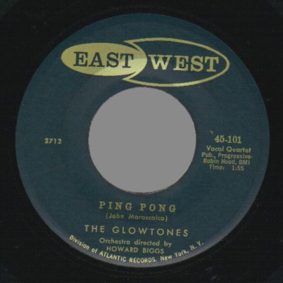 THE GLOWTONES - Ping pong / The girl I love - 45T (SP 2 titres)