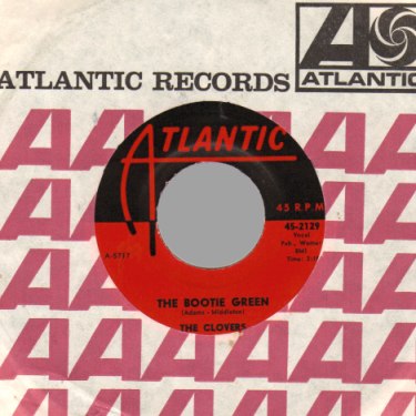THE CLOVERS - Drive It Home / The Bootie Green - 45T (SP 2 titres)