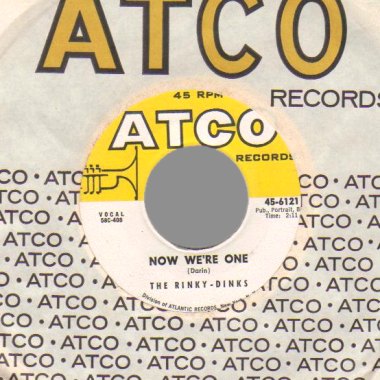 THE RINKY-DINKS - Now We're One / Early In The Morning - 45T (SP 2 titres)