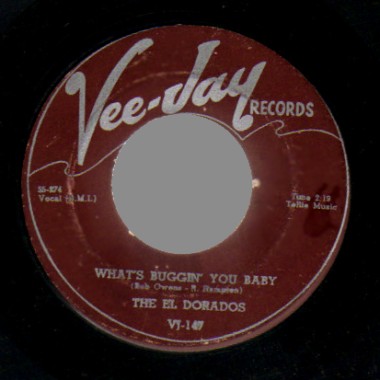 THE EL DORADOS - At My Front Door / What's Buggin' You Baby - 45T (SP 2 titres)