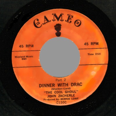 John Zacherle ''The Cool Ghoul Dinner With Drac 45RPM
