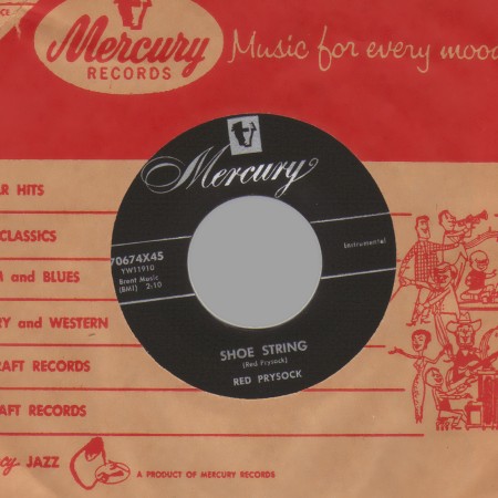 RED PRYSOCK - Shoe String / Hand Clappin' - 45T (SP 2 titres)