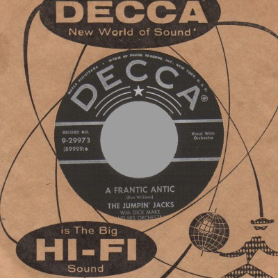 THE JUMPIN' JACKS - You'll Wonder Where The Yellow Went / A Frantic Antic - 45T (SP 2 titres)
