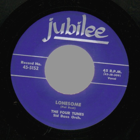 THE FOUR TUNES - Lonesome / The Greatest Feeling In The World - 45T (SP 2 titres)