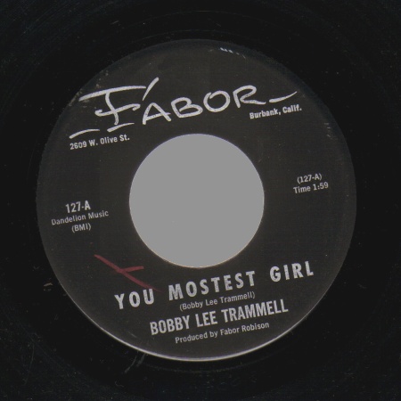 BOBBY LEE TRAMMELL - Un Oh / You Mostest Girl - 45T (SP 2 titres)
