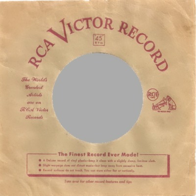 2 VINTAGE COMPANY SLEEVES - For 45rpm, Sleeve(s) only - Autres
